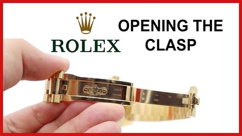 how to open a rolex watch clasp|replacement clasp for rolex.